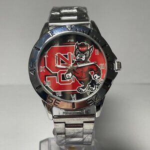 NC State Wolfpack NCAA Stainless-steel Men's Watch NEW
